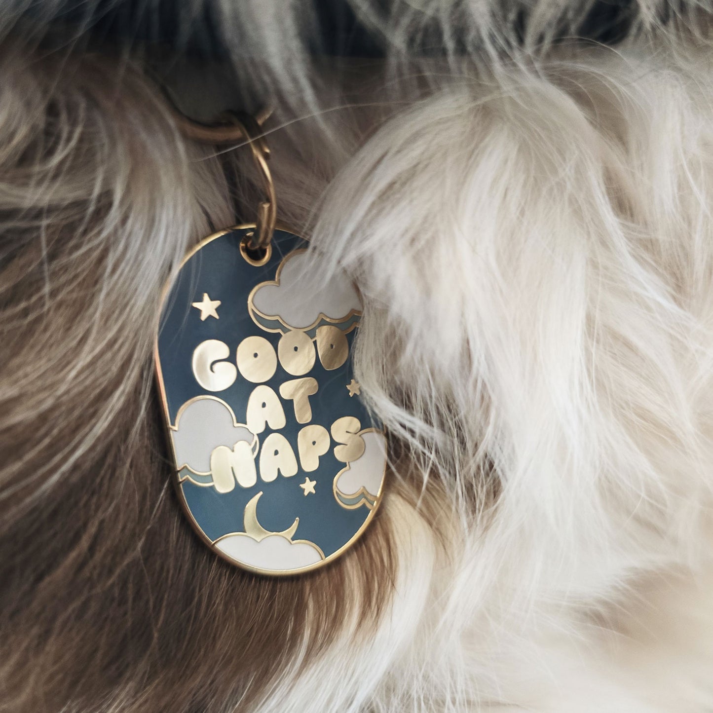 DOG ID TAG - GOOD AT NAPS