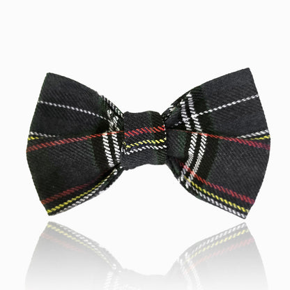 DOG BOW TIE - Navy Tartan