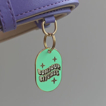 DOG ID TAG - BONJOUR BITCHES